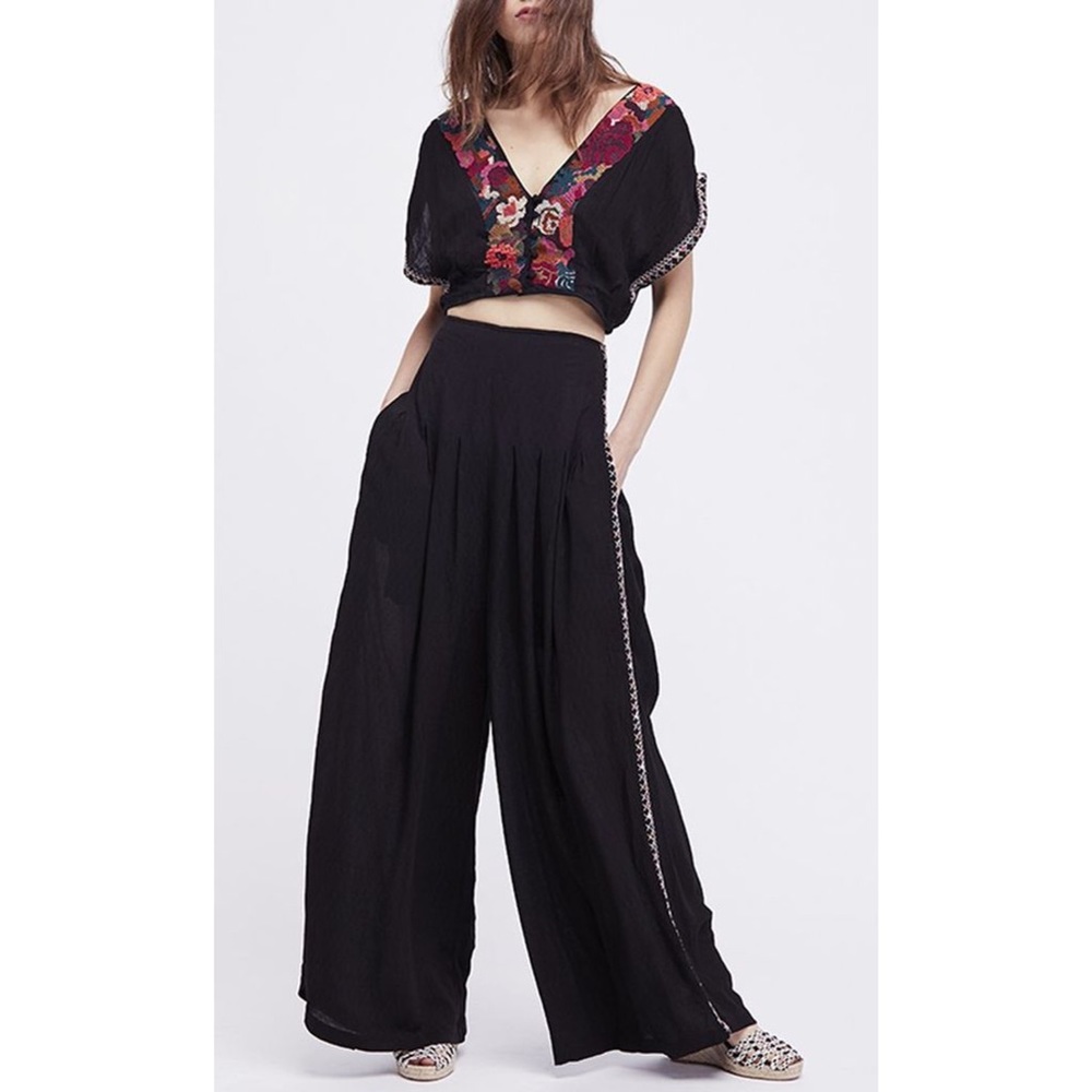 {Free People} Santoshi Wide Leg Pant